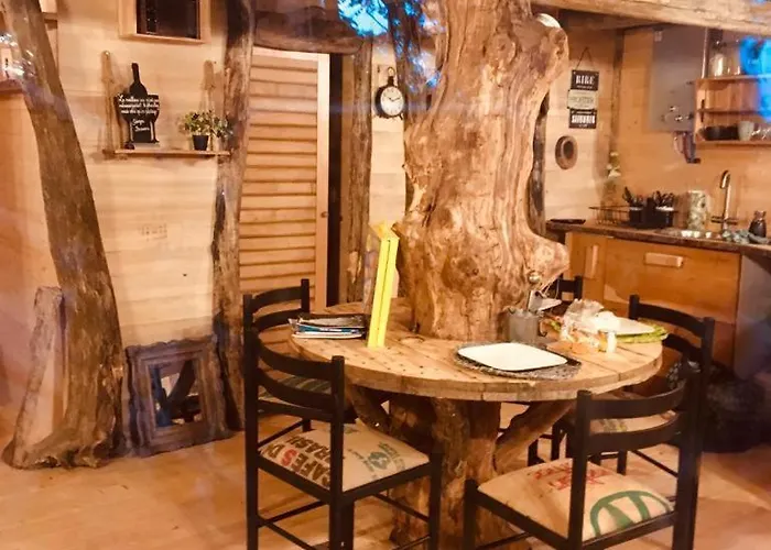 Lüks kamp alanı De Hobbit Pour Famille Le Monastere