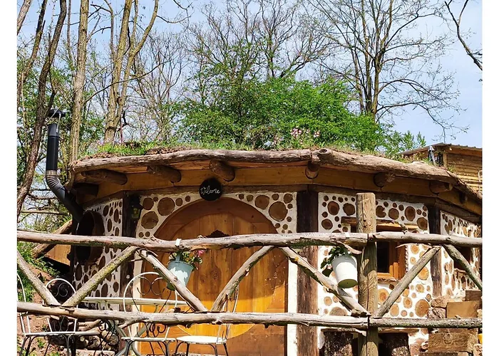 Lüks kamp alanı De Hobbit Pour Famille